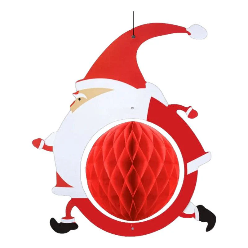 Colgante Navideño Viejo Pascuero 35x29cm