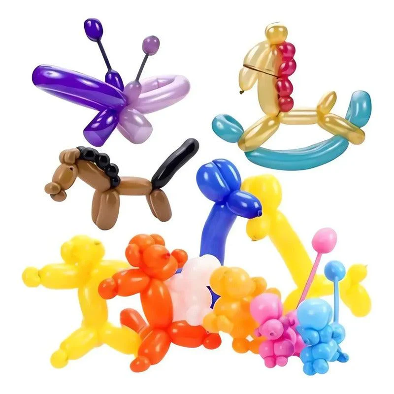 Set 25 Globos Largos Moldeables