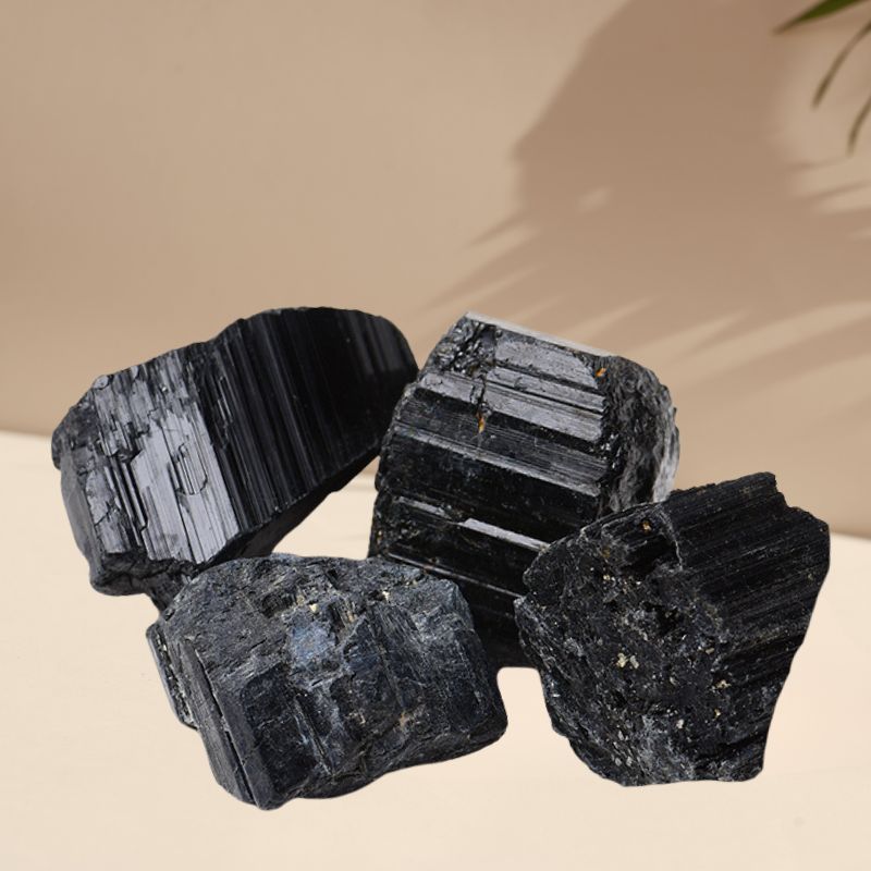 Turmalina negra natural (2 tamaños)